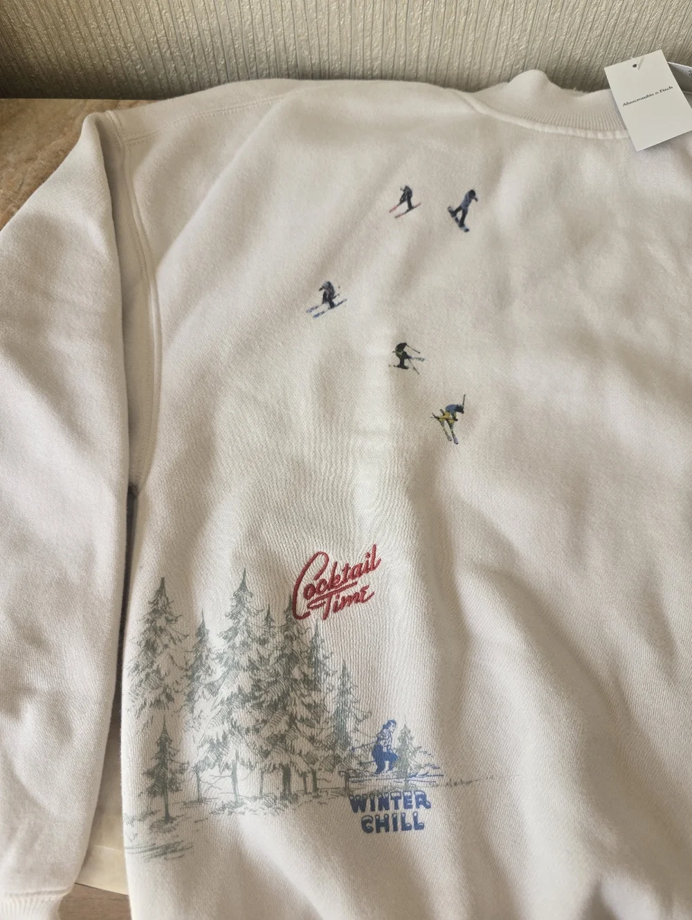 Abercrombie and fitch Apres Ski destination vintage crew neck Sweater - Picture 12 of 16